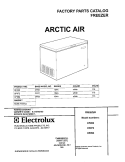 COVER Diagram and Parts List for CF072  Frigidaire Freezer