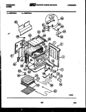 BODY PARTS Diagram and Parts List for RSE37BAL3  Frigidaire Range