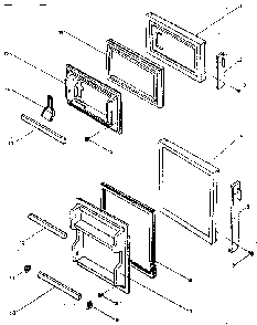 Door Parts Diagram and Parts List for 5648962920  Kenmore Refrigerator