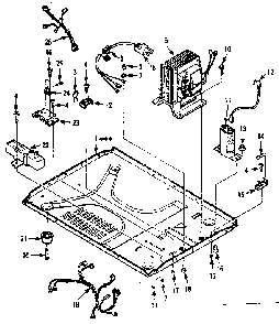 Part Location Diagram of 13898 Maytag Plate