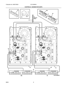 Controls / Generator Units Diagram and Parts List for ECCI3068AS  Frigidaire Cooktop