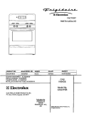 COVER Diagram and Parts List for GSG3PZBCB  Frigidaire Range
