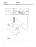 SYSTEM Diagram and Parts List for MFC07M3FW3  Frigidaire Freezer