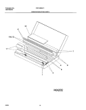 WINDOW MOUNTING PARTS Diagram and Parts List for FAH10EM2T1  Frigidaire Air Conditioner