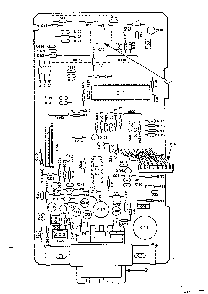 Control Circuit Board Diagram and Parts List for 5648747680  Kenmore Microwave