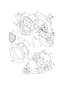 Part Location Diagram of 137577600 Frigidaire PANEL