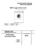 COVER Diagram and Parts List for GLTF1240AS0  Frigidaire Washer