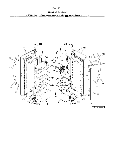 Fresh food doors Diagram and Parts List for 2537041341F  Kenmore Refrigerator