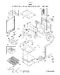 Body Diagram and Parts List for 79092452910  Kenmore Range