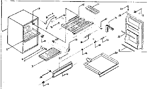 Part Location Diagram of 1061 Maytag Control tube