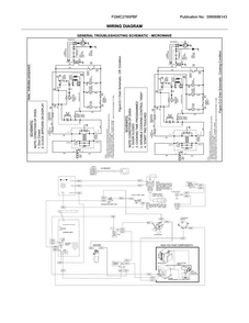 Wiring Diagram Diagram and Parts List for FGMC2765PBF  Frigidaire Microwave Oven Combo