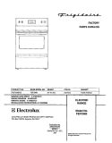 COVER Diagram and Parts List for FEF336BCD  Frigidaire Range