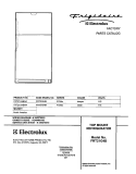 COVER Diagram and Parts List for FRT21G4BQ4  Frigidaire Refrigerator