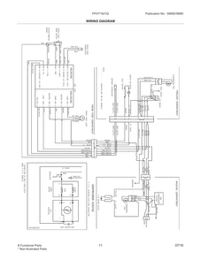 Wiring Diagram Diagram and Parts List for FFHT1621QS3  Frigidaire Refrigerator