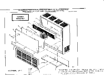 Cabinet asm Diagram and Parts List for 867736713  Frigidaire Furnace
