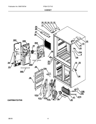 Part Location Diagram of 5304513783 Frigidaire MOTOR
