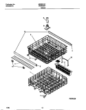 RACKS Diagram and Parts List for MDB631RFR1  Frigidaire Dishwasher