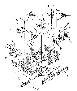 Power Supply Parts Diagram and Parts List for 5644488511  Kenmore Cooktop
