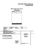 COVER Diagram and Parts List for PLDS999CC0  Frigidaire Dishwasher