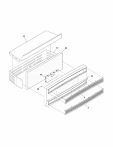 Part Location Diagram of 318284920 Frigidaire CONTROL PANEL Assembly.
