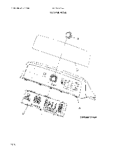 Control panel Diagram and Parts List for FFTW4120SW0  Frigidaire Washer
