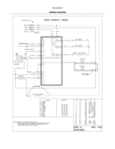 Wiring Diagram Diagram and Parts List for 79042523317  Kenmore Range