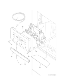 Part Location Diagram of 242176401 Maytag Trim facade