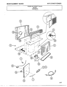 Part Location Diagram of A274734 Frigidaire Capacitor