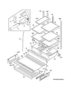 Part Location Diagram of 5304499553 Frigidaire ENERGY GUIDE LABEL