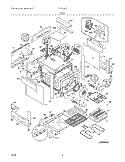 BODY Diagram and Parts List for PLES389DCE  Frigidaire Range