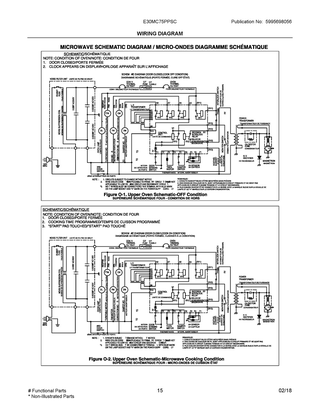 Wiring Diagram Diagram and Parts List for E30MC75PPSC  Frigidaire Microwave Oven Combo
