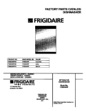 COVER Diagram and Parts List for FDB834RFR0  Frigidaire Dishwasher