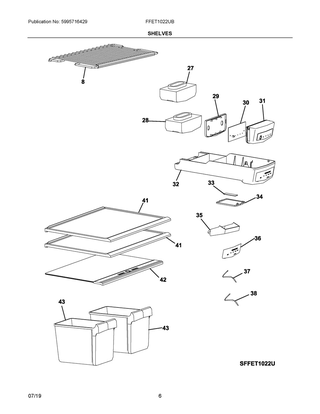 Part Location Diagram of 5304518504 Frigidaire INSULATION