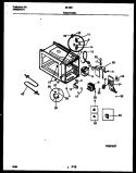 FUNCTIONAL PARTS Diagram and Parts List for 56-4861-10-06  Tappan Microwave