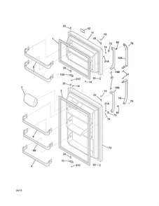 Part Location Diagram of 807876505 Frigidaire OWNERS MANUAL