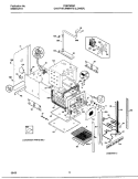 CAVITY LOWER Diagram and Parts List for FEB798WCCE  Frigidaire Wall Oven