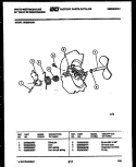 CAM Diagram and Parts List for SU550NXR1  Frigidaire Dishwasher