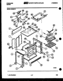 BODY PARTS Diagram and Parts List for RE533DF0  Frigidaire Range