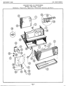 Condenser/evaporator/etc. Diagram and Parts List for 5330A  Frigidaire Air Conditioner