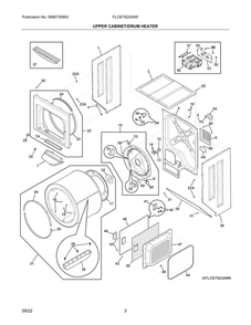 Part Location Diagram of 5304531904 Frigidaire PANEL