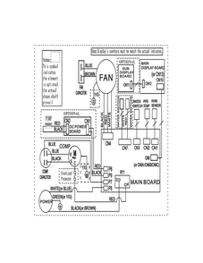 Wiring Diagram Diagram and Parts List for CAD504DWL17  Frigidaire Dehumidifier