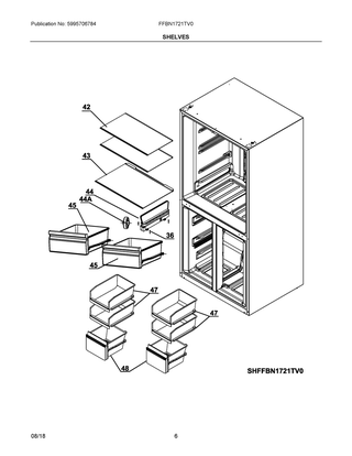 Part Location Diagram of 5304513791 Frigidaire ROLLER