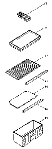 Accessories Diagram and Parts List for 5648913420  Kenmore Refrigerator