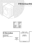 COVER Diagram and Parts List for BKFW3517KT1  Frigidaire Washer