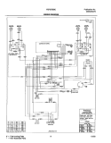 WIRING DIAGRAM Diagram and Parts List for FEF357BSC  Frigidaire Range