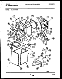 CABINET PARTS Diagram and Parts List for WL24F4WYMC  Gibson Washer