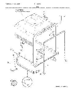 Tub Diagram and Parts List for FFCD2418UB3A  Frigidaire Dishwasher