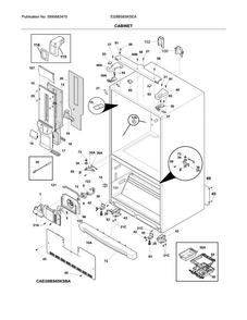 Part Location Diagram of 5304499081 Frigidaire BOARD-MAIN POWER