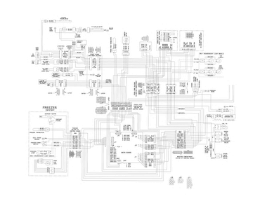 Wirind Diagram Diagram and Parts List for FGHB2735NF0  Frigidaire Refrigerator