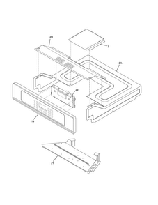 Part Location Diagram of 316560182 Frigidaire CONTROLLER
